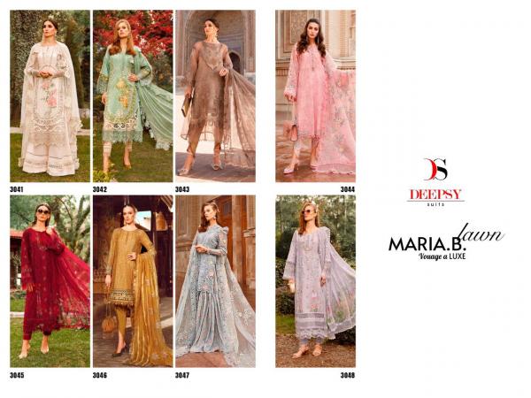 Deepsy Maria B Vouage A Luxe Cotton Dupatta Pakistani Suit Collection